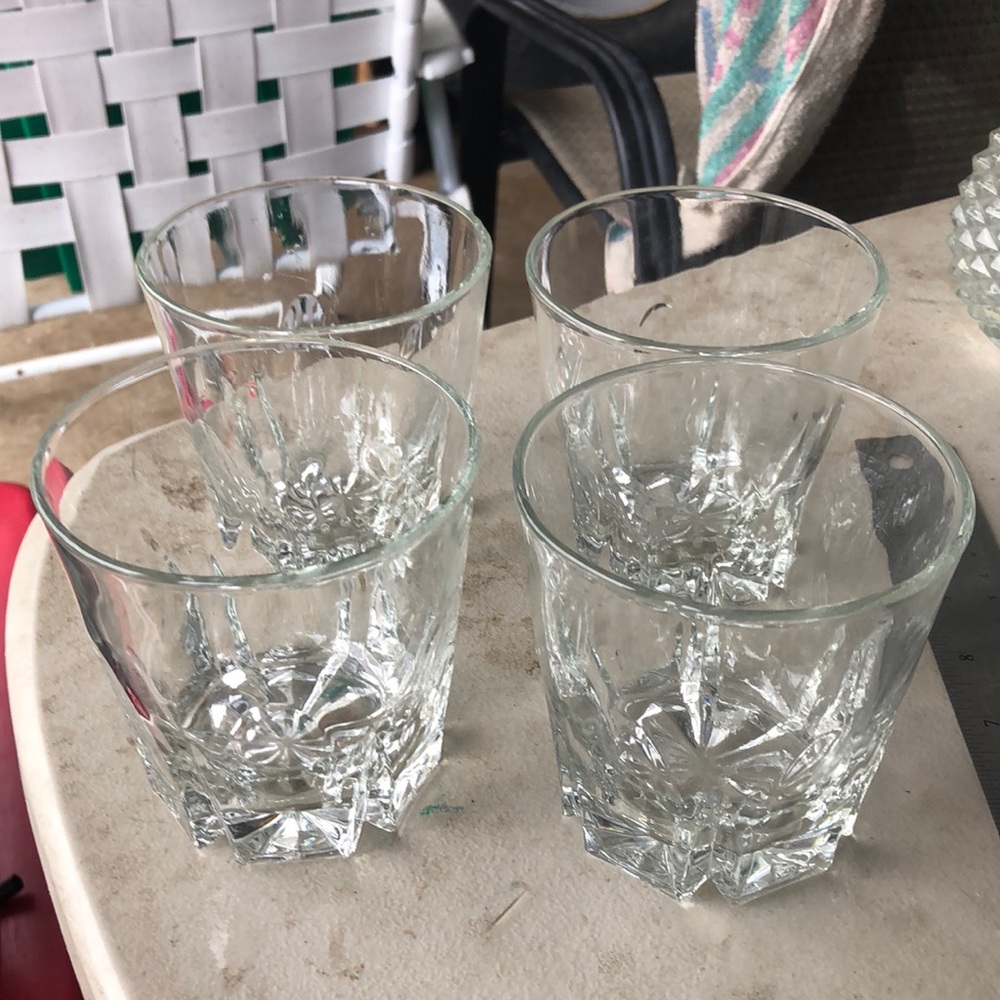 Vintage glassware